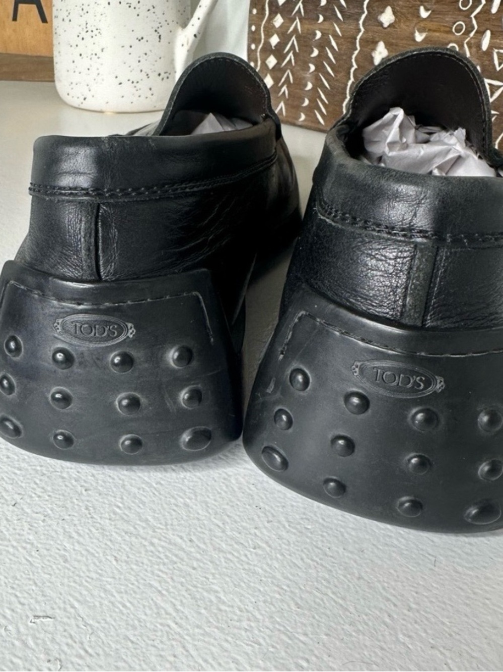 Tod’s Italian Leather Loafers - Womens 10.5 EU size 41 41.5 - Picture 5 of 7